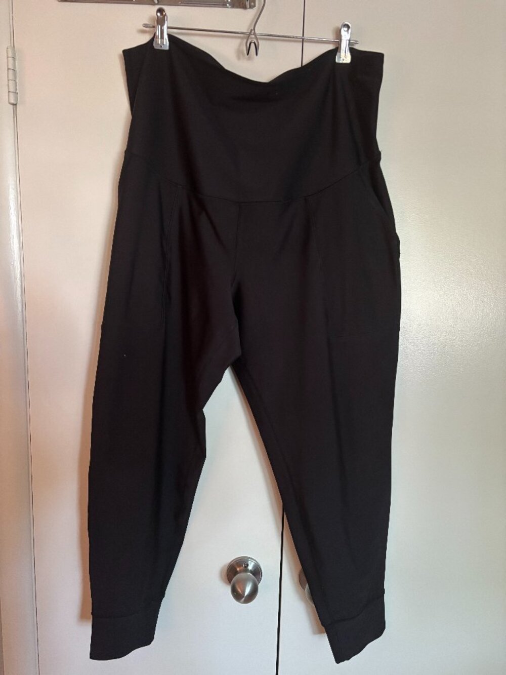 Old Navy Active PowerSoft High-Rise Jogger Pants Black XL